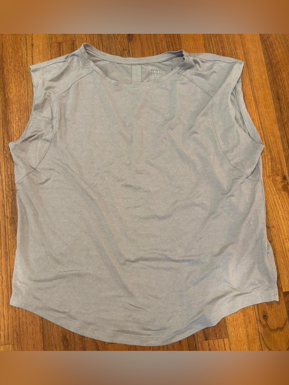 Varley size S Light Gray open back tank